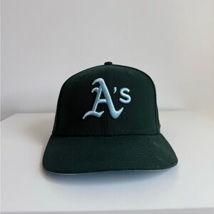 Dark Green New Era Fitted Baseball Cap